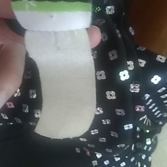 Vintg Multi Color Sequins Halter Top by Orange USA - Picture 5 of 6